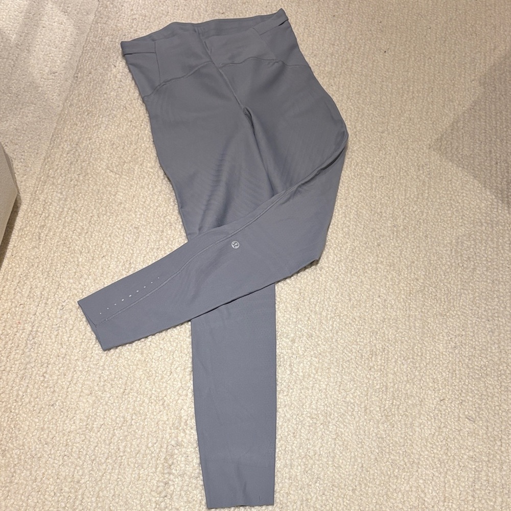 Lulu lemon Gray High-Waisted Leggings